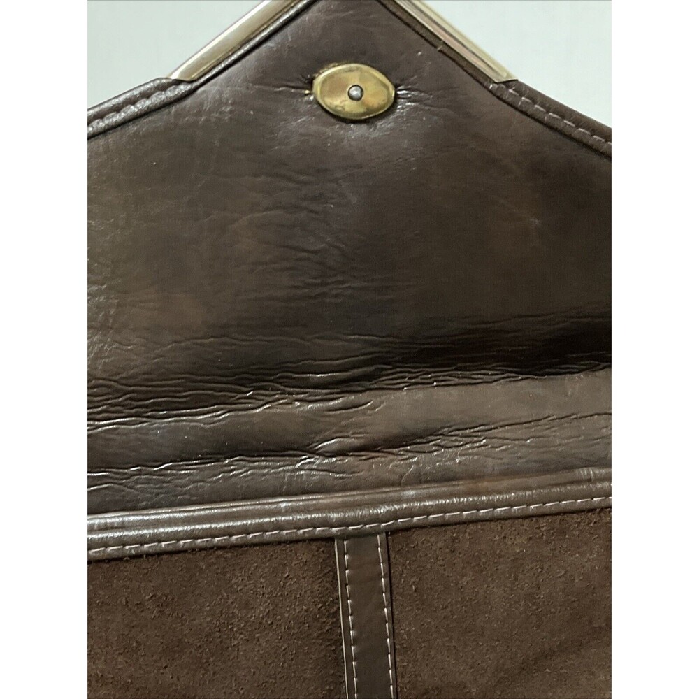 Vintage 50’s? 60’s Coccini Brown Suede Leather Purse Shoulder Bag Rare HTF - Picture 9 of 10
